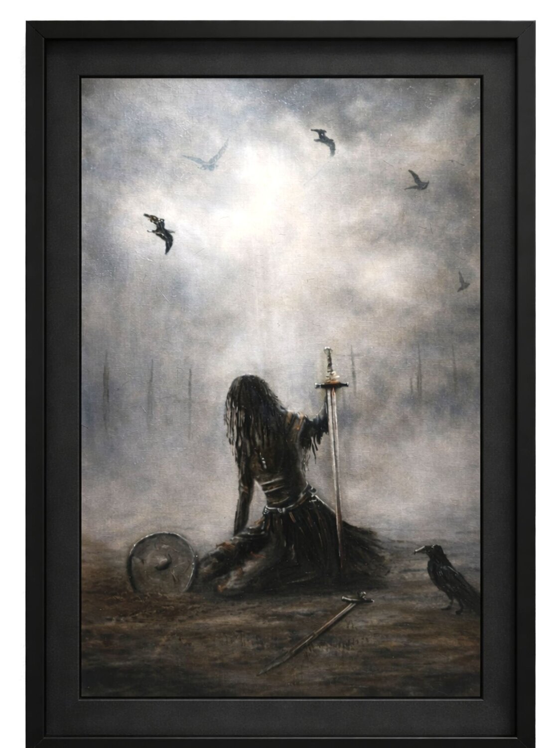 UNBROKEN Raven Dubh Original painting for sale