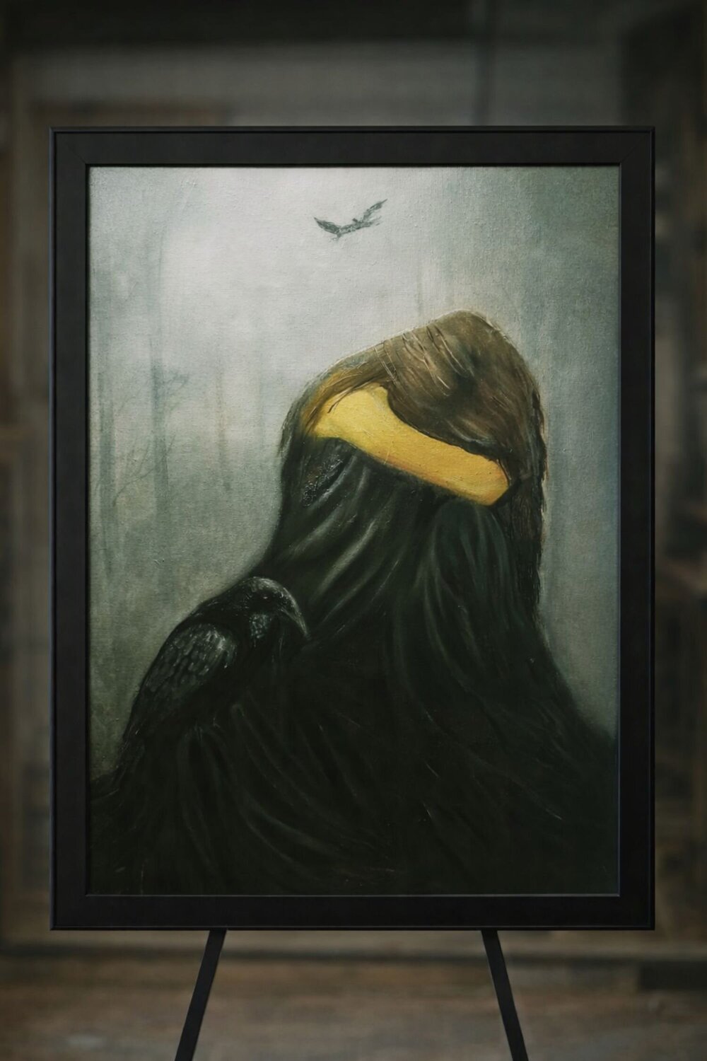 SILENT WITNESS Raven Dubh Original painting for sale