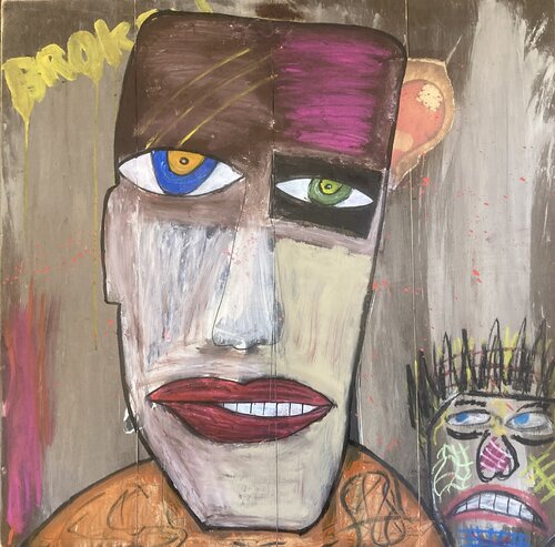 Présence divisée by Eric Doisy, Painting for Sale on Select