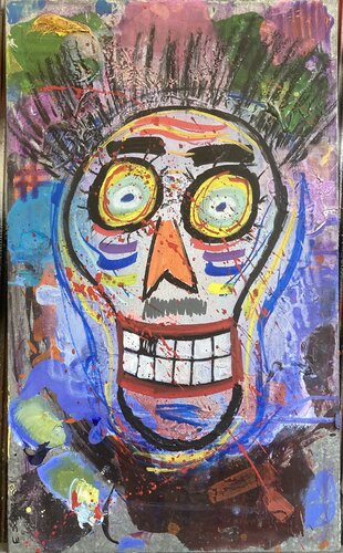 Crane rieur by Eric Doisy, Painting for Sale on Select