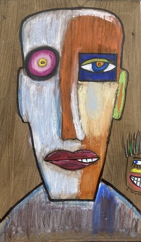 L'endroit du doute by Eric Doisy, Painting for Sale on Select