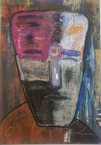L'homme scindé by Eric Doisy, Painting for Sale on Select