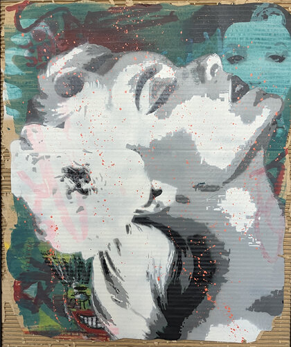 Là haut by Eric Doisy, Painting for Sale on Select
