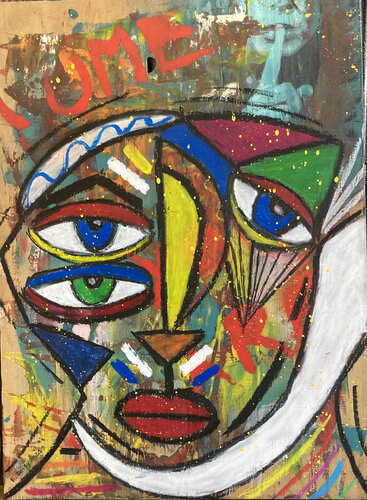 L'oeil III by Eric Doisy, Painting for Sale on Select