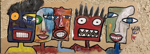 Tous là by Eric Doisy, Painting for Sale on Select