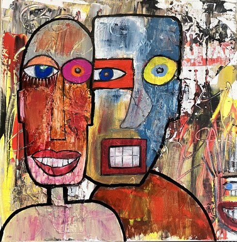Conversation primitive by Eric Doisy, Painting for Sale on Select