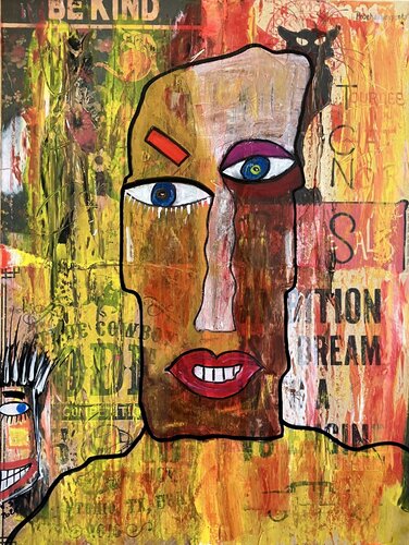 Présence accidentelle by Eric Doisy, Painting for Sale on Select
