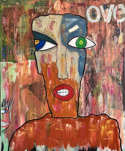 Derrière les yeux by Eric Doisy, Painting for Sale on Select