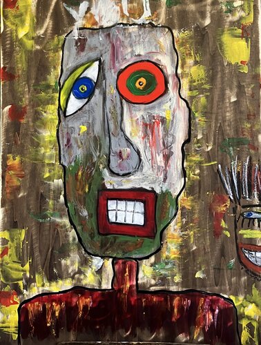 Autoportrait d'un inconnu by Eric Doisy, Painting for Sale on Select