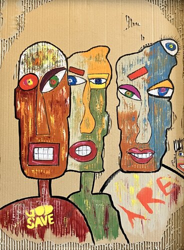 Trio by Eric Doisy, Painting for Sale on Select