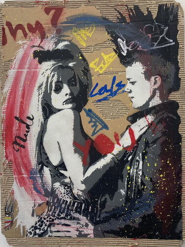 Punk couple by Eric Doisy, Painting for Sale on Select