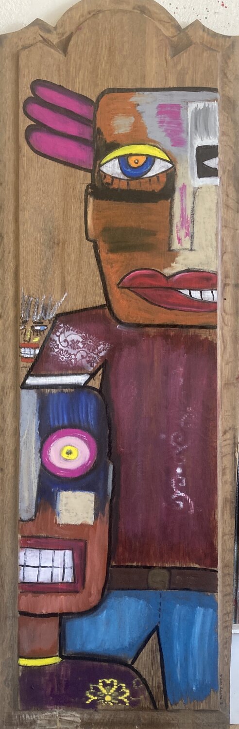Le veilleur fendu Eric Doisy Original painting for sale