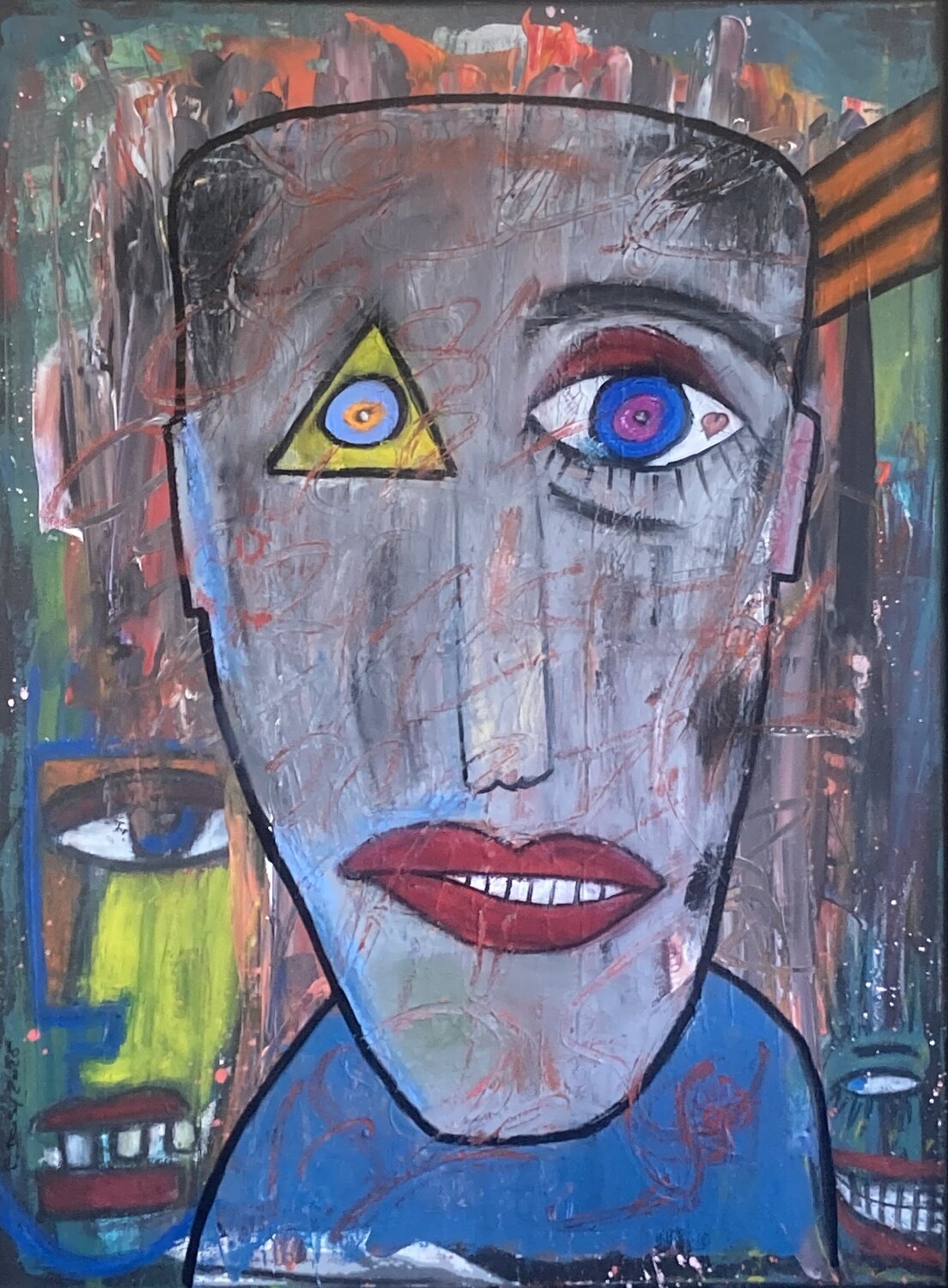 Témoin Eric Doisy Original painting for sale