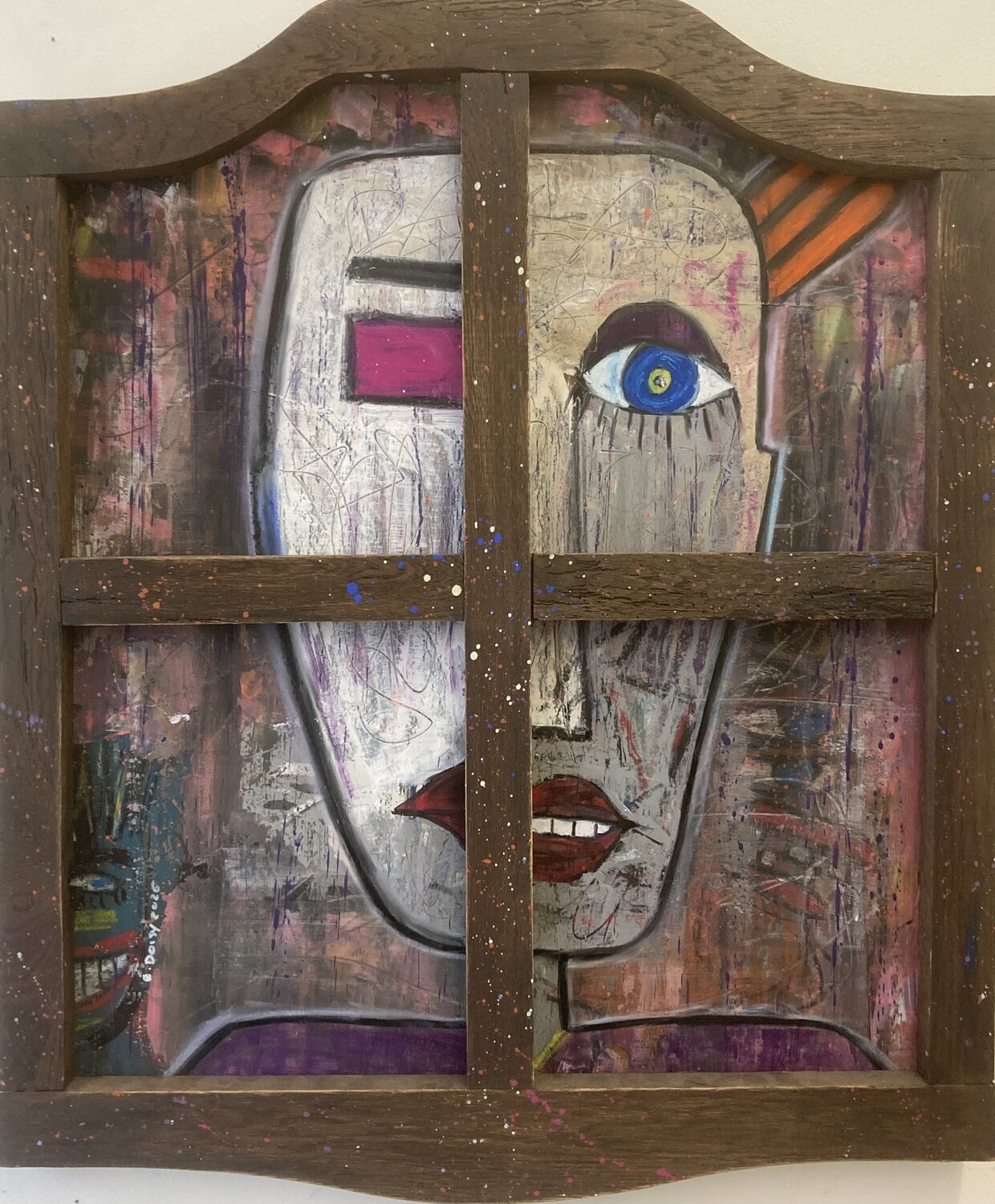 Voir / ne pas voir Eric Doisy Original painting for sale
