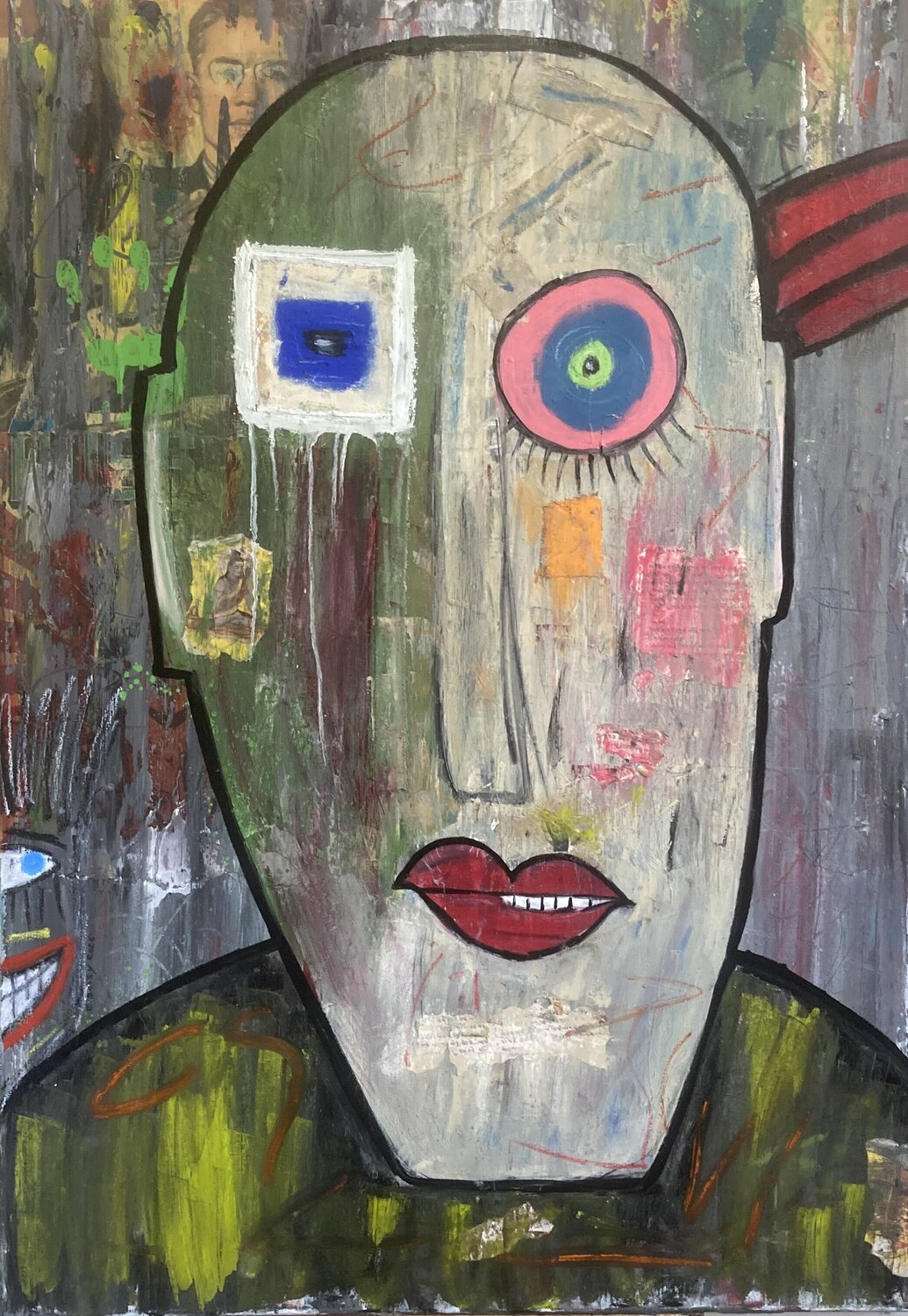 Zone mentale Eric Doisy Original painting for sale