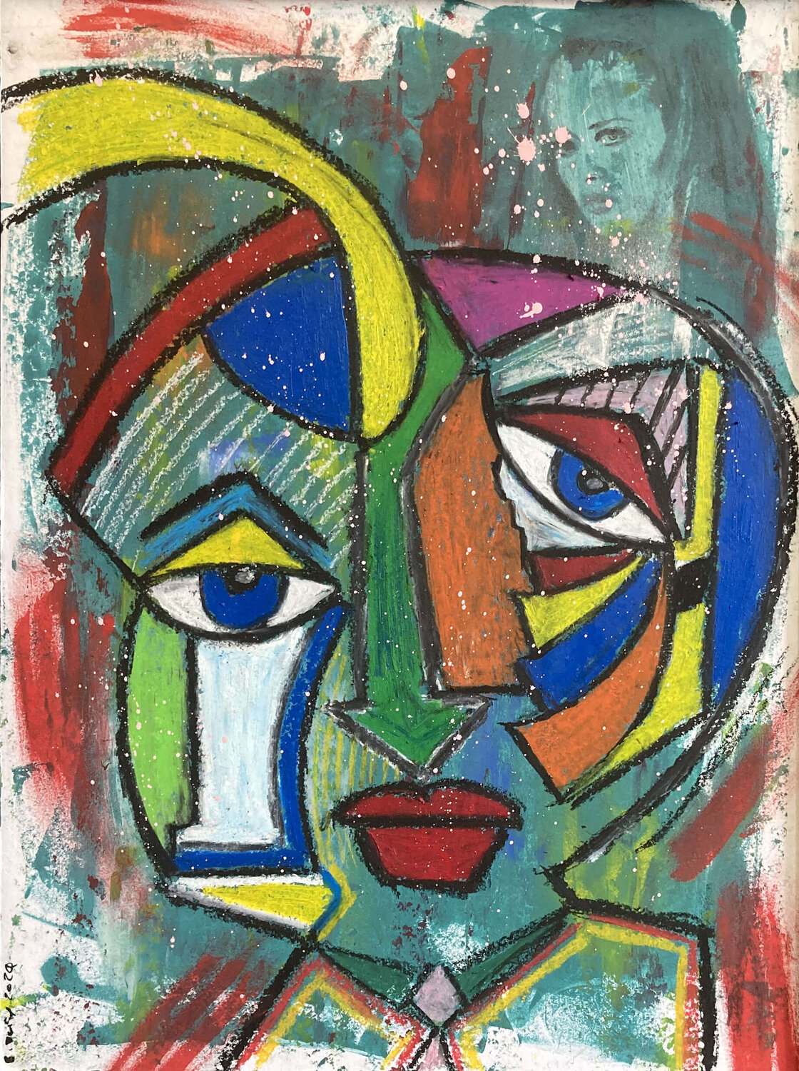 L'oeil II Eric Doisy Original painting for sale