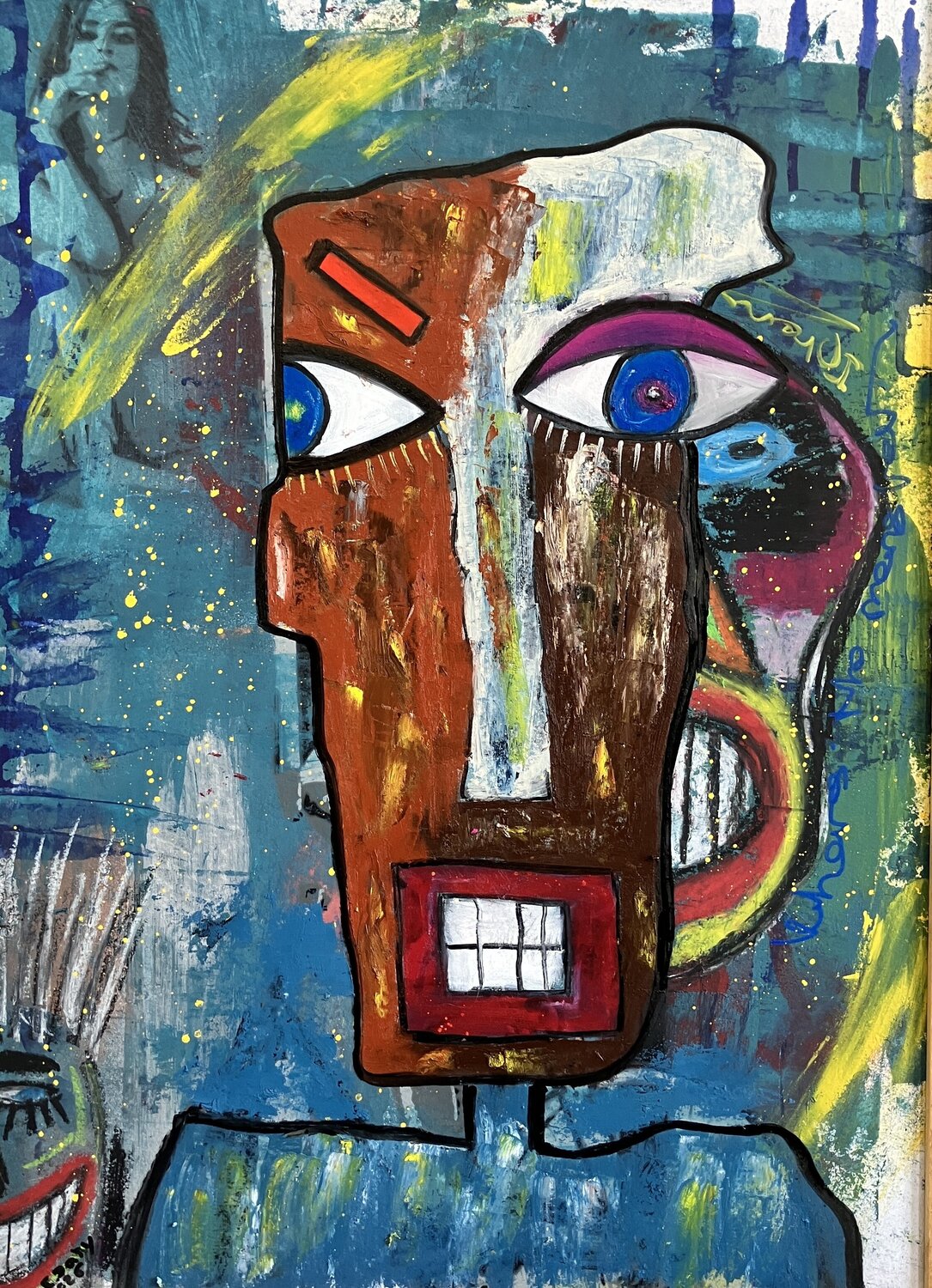Fragment d'identité Eric Doisy Original painting for sale