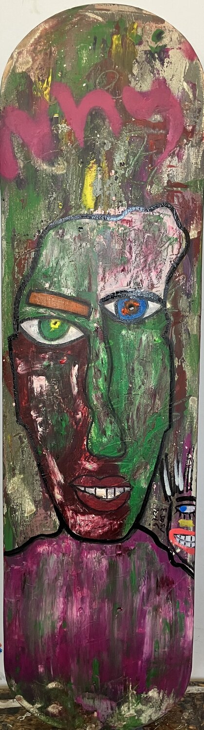 Mutation Eric Doisy Original painting for sale