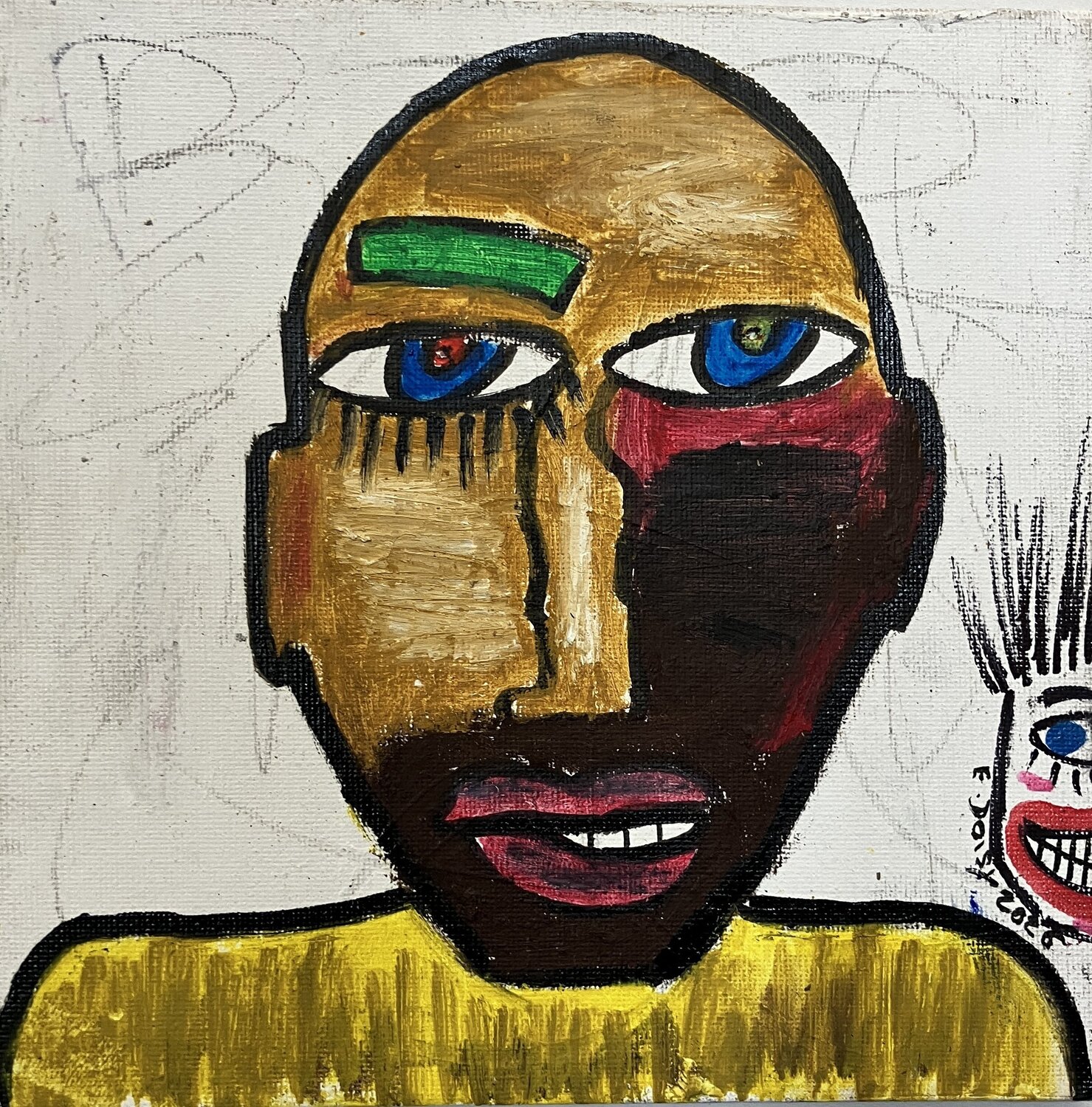 Ligne intérieure Eric Doisy Original painting for sale