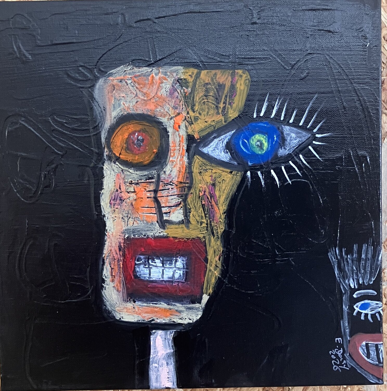 Visage brut Eric Doisy Original painting for sale