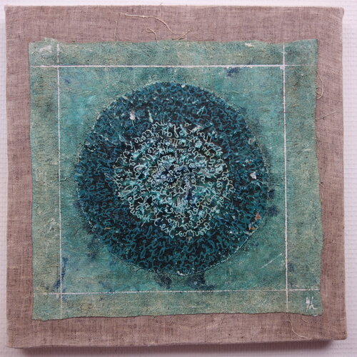 Lune bleue à la Muse by Yvan Hesbois, Painting for Sale on Select