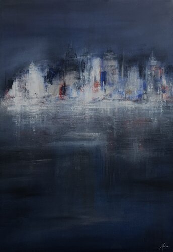 CITY LIGHTS by Silvana Di Vora, Painting for Sale on Select