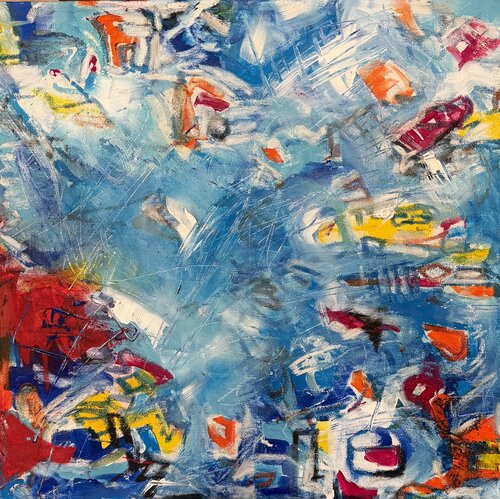 SKY URBAN VIEW by Silvana Di Vora, Painting for Sale on Select