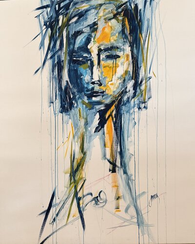 FACE 11 by Silvana Di Vora, Painting for Sale on Select