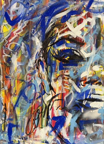 BEHIND THE COLORS by Silvana Di Vora, Painting for Sale on Select