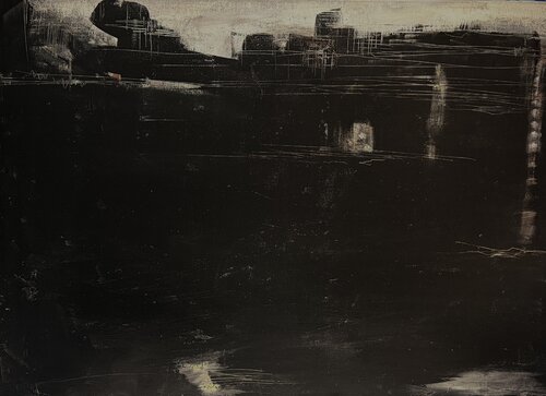 URBAN INDUSTRIAL LANDSCAPE by Silvana Di Vora, Painting for Sale on Select
