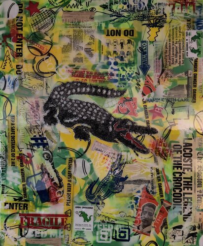 THE NEW CROCODILE - Omaggio a Rene' Lacoste by Silvana Di Vora, Sculpture for Sale on Select