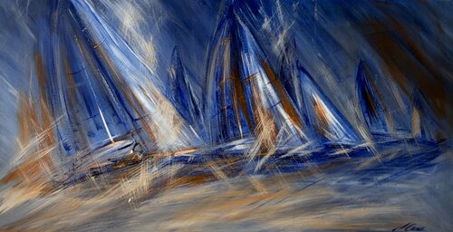MARE - VENTO E LIBERTA' by Silvana Di Vora, Painting for Sale on Select