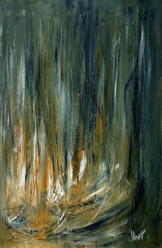 OLTRE IL FRUSCIO DEL MARE by Silvana Di Vora, Painting for Sale on Select