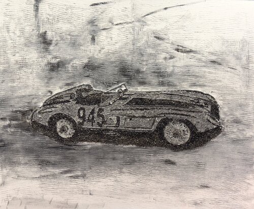 MERCEDES SLR 300 Mille Miglia - LA BELLEZZA by Silvana Di Vora, Sculpture for Sale on Select