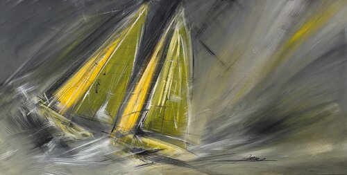 VELE DI LIBERTA' by Silvana Di Vora, Painting for Sale on Select