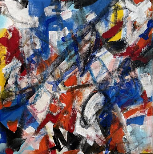 RITMO URBANO 4/04 by Silvana Di Vora, Painting for Sale on Select