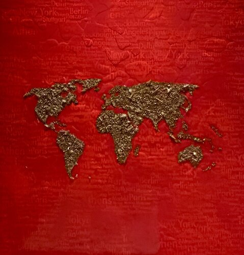 RED WORLD, LOVE by Silvana Di Vora, Sculpture for Sale on Select