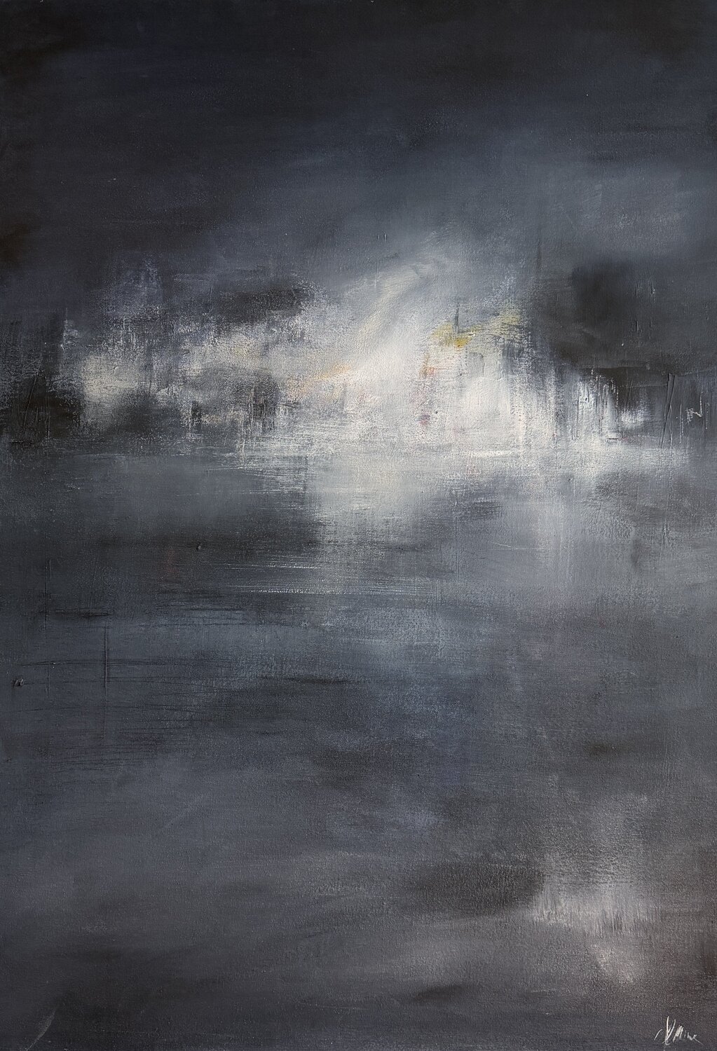 CITY SHADOWS Silvana Di Vora Original painting for sale
