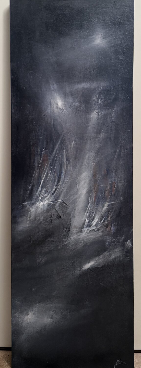 NIGHT LIGHT SAIL Silvana Di Vora Original painting for sale