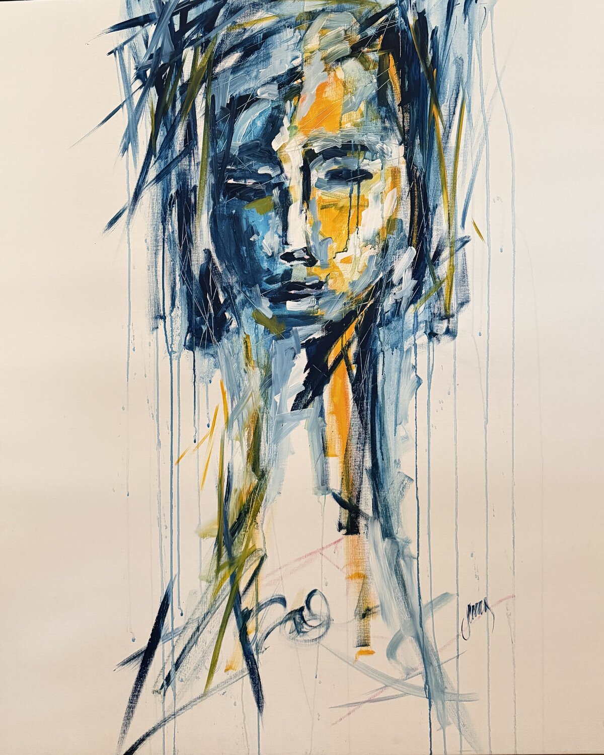 FACE 11 Silvana Di Vora Original painting for sale