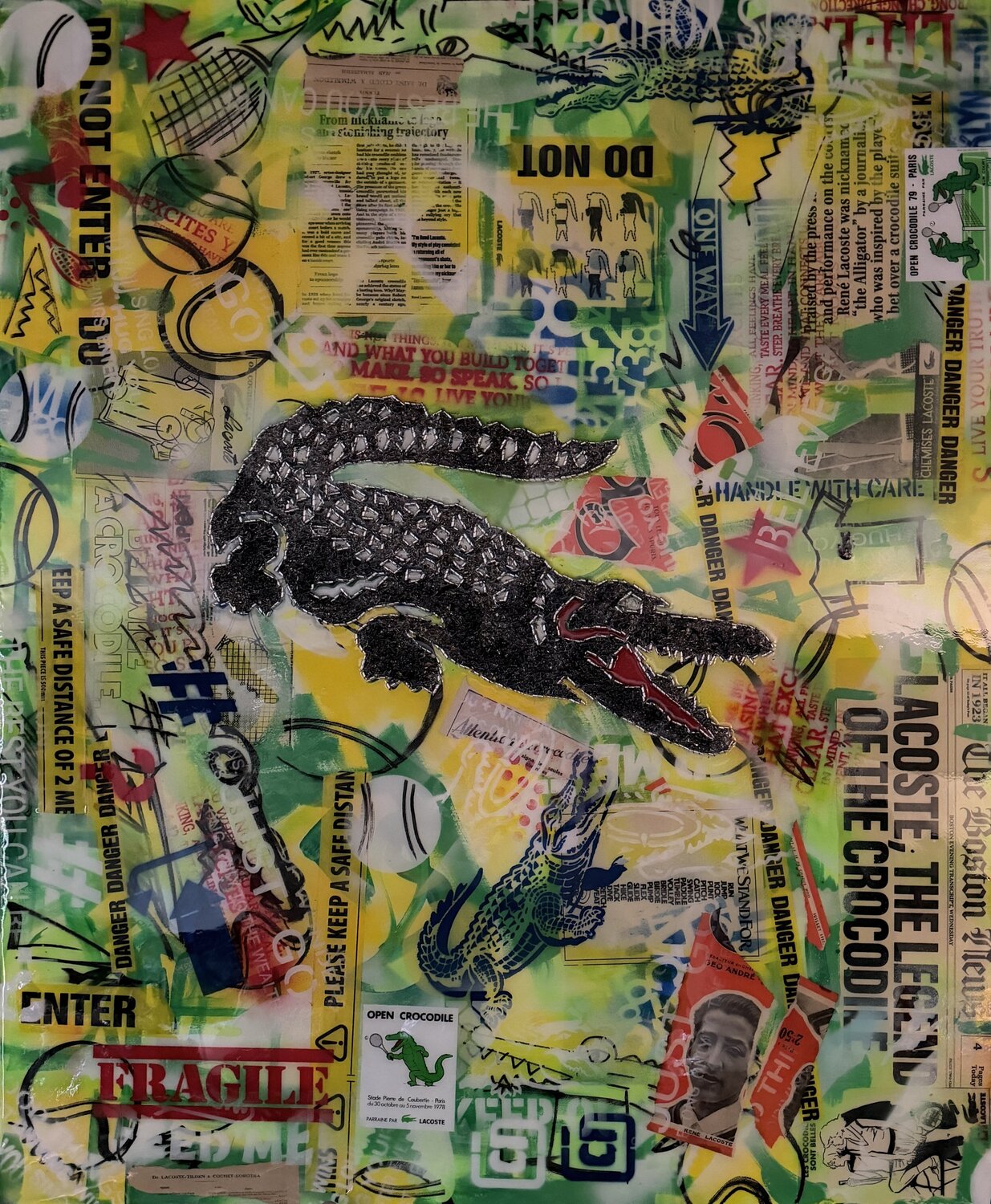 THE NEW CROCODILE - Omaggio a Rene' Lacoste Silvana Di Vora Sculpture for sale