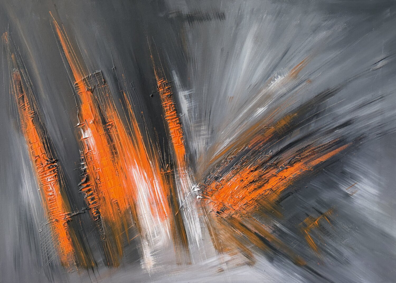 INCENDIO SILENTE Silvana Di Vora Original painting for sale