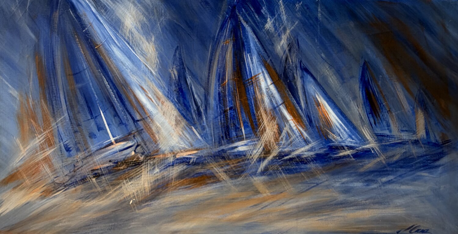 MARE - VENTO E LIBERTA' Silvana Di Vora Original painting for sale