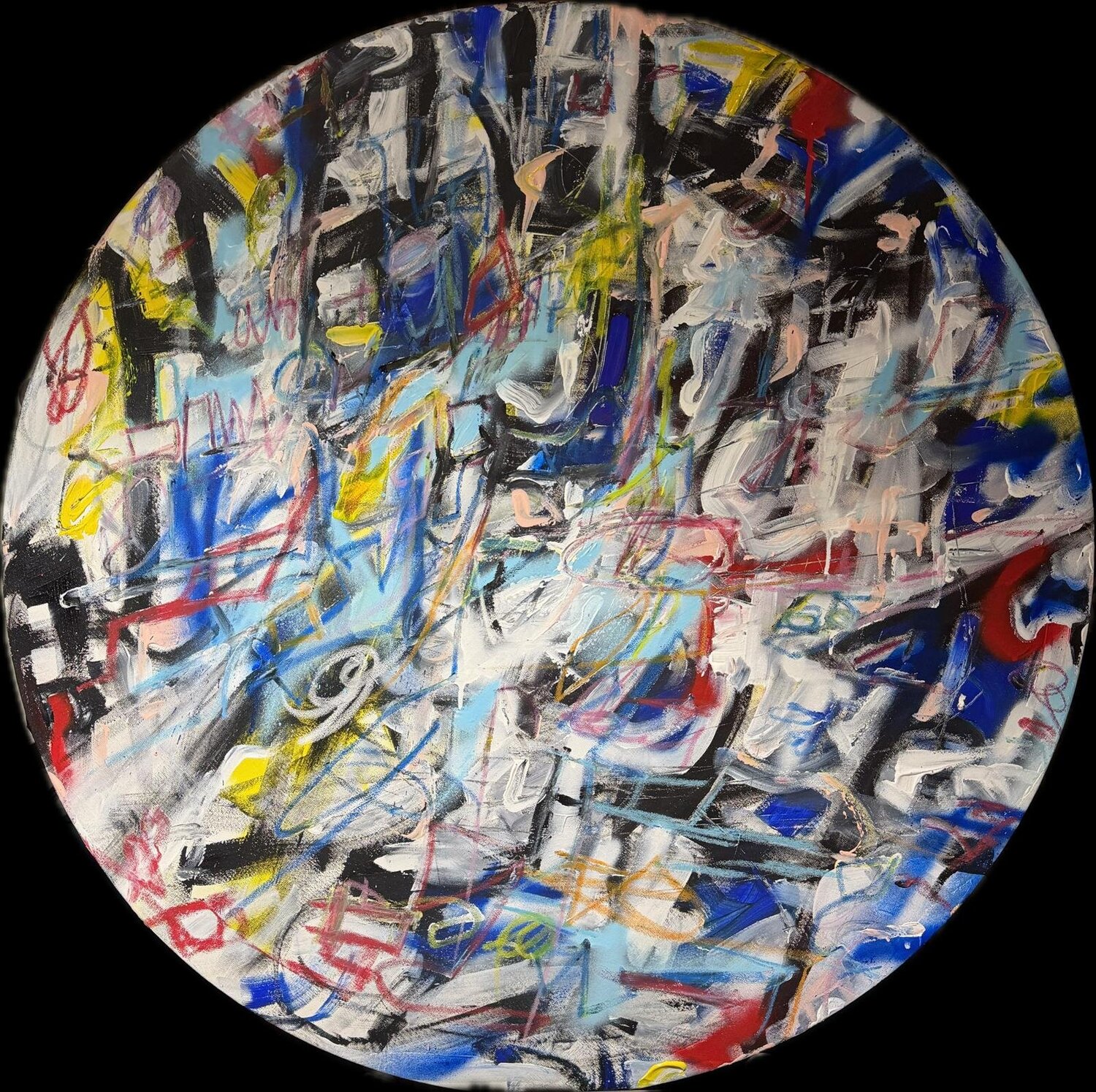 THE CIRCLE OF LIFE Silvana Di Vora Original painting for sale
