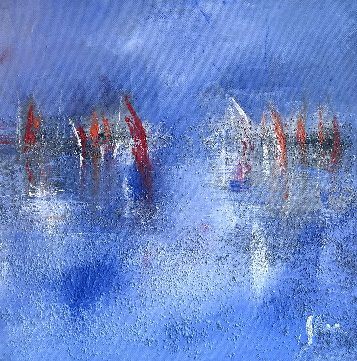 SAILING LIFE Silvana Di Vora Original painting for sale