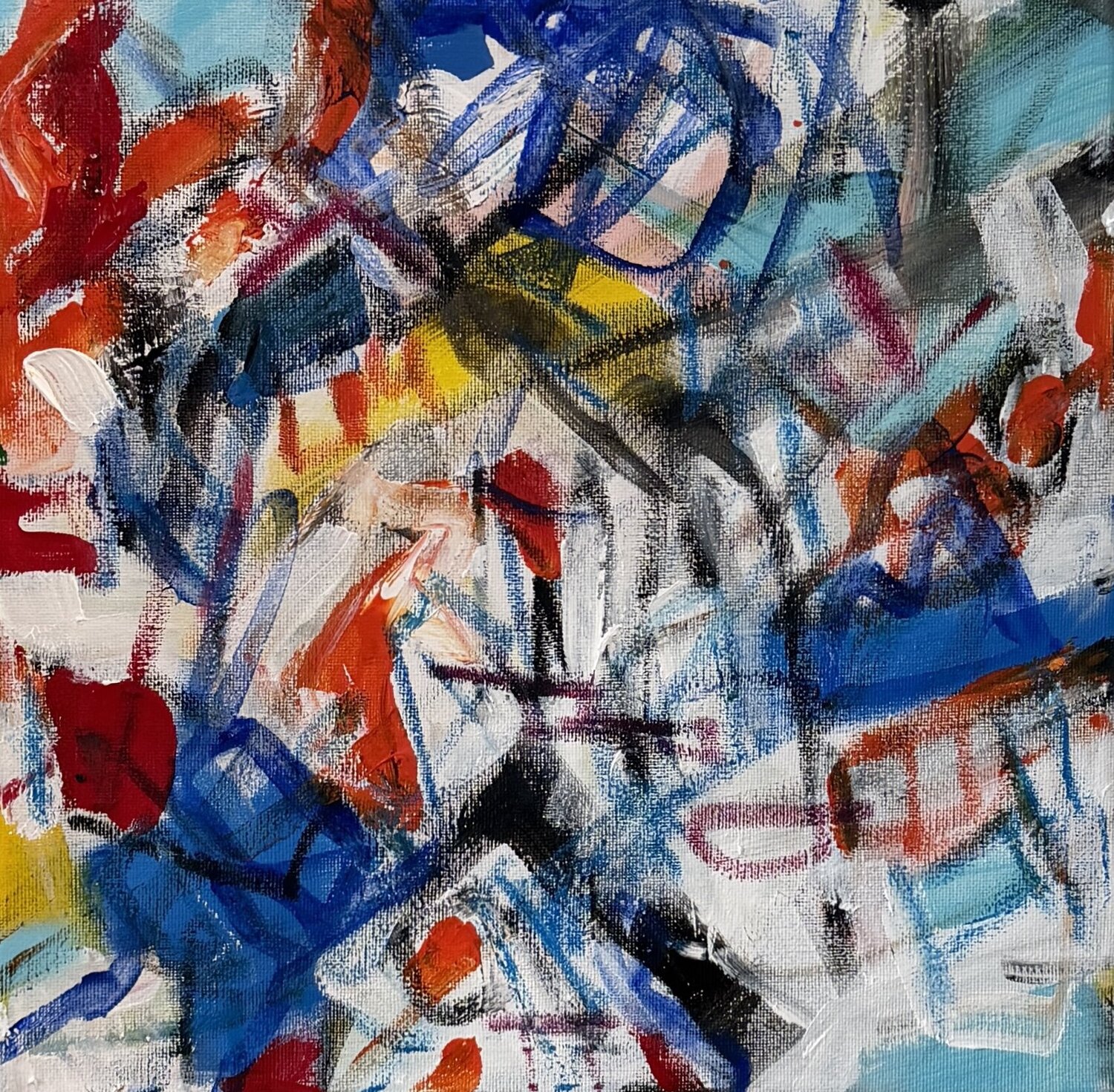 RITMO URBANO 3/04 Silvana Di Vora Original painting for sale