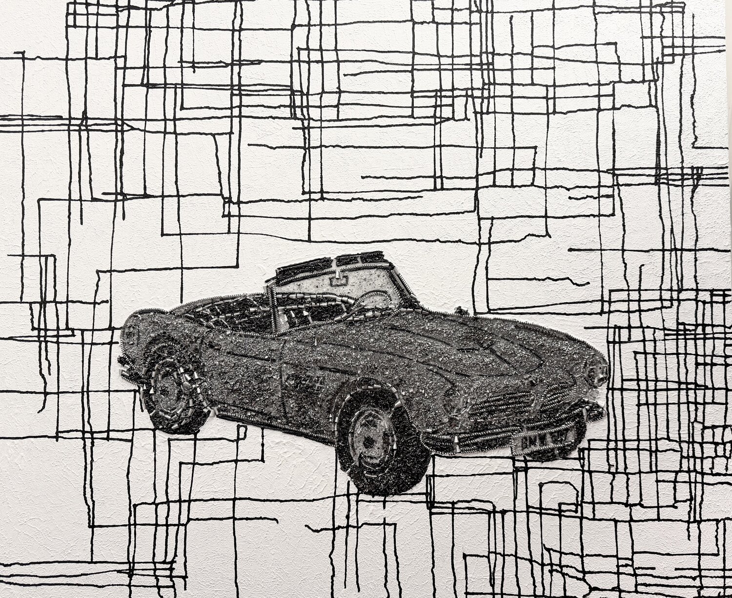 BMW 507 Icon car Silvana Di Vora Skulptur zu verkaufen