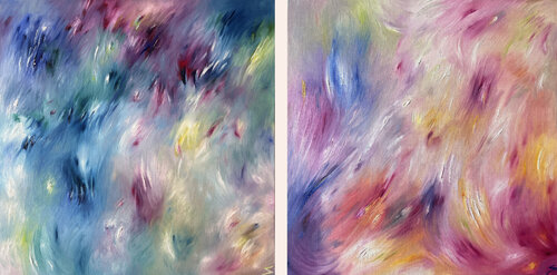 Caelis & Aura by Silvana Verdini, Painting for Sale on Select
