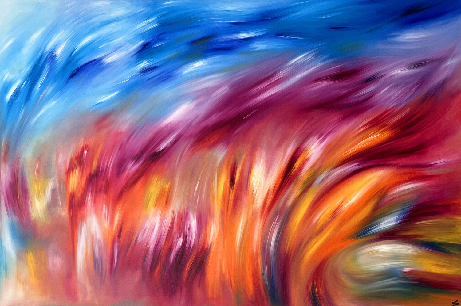 Liguria Silvana Verdini Original painting for sale