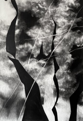 Sky’s Pathways by Philippe Briade, Drawing for Sale on Select